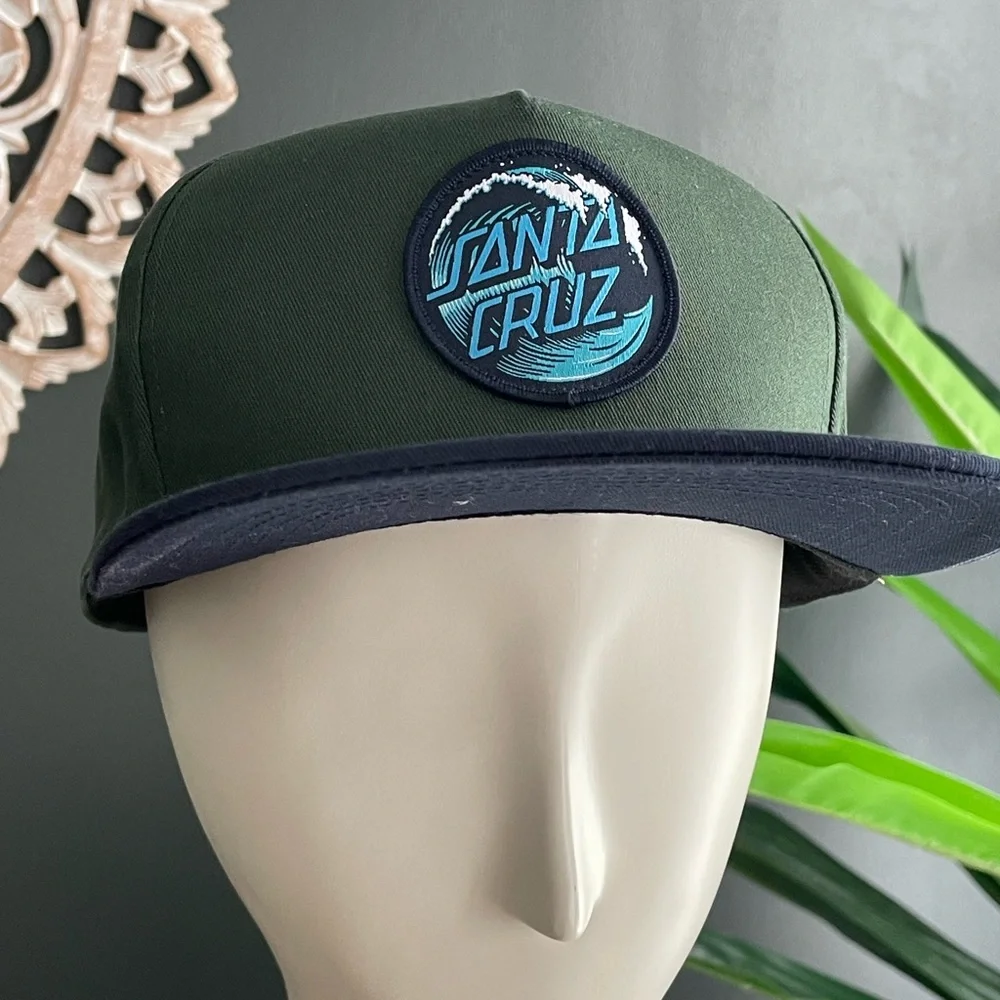 SANTA CRUZ Mid Profile Snapback Hat Wave Dot Skate Hat